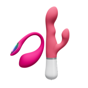 Lush 4 and Nora  Interactive vibrator set for G-spot and clit