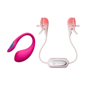 Lush 4 and Gemini  G-Spot & Nipple Vibrator Set